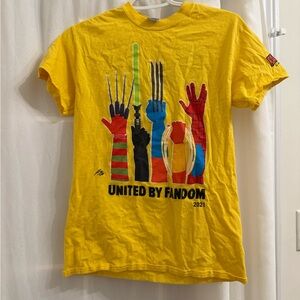 RARE LIMITED EDITION FanExpo 2021 Crew T-Shirt Yellow